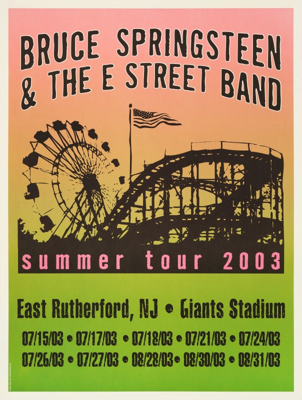 Bruce Springsteen, 2003