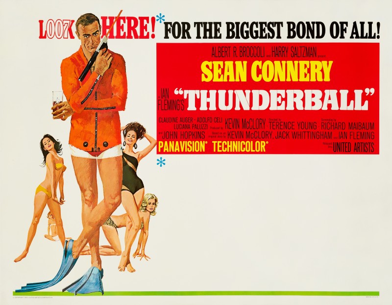 Robert McGinnis, Thunderball, 1965