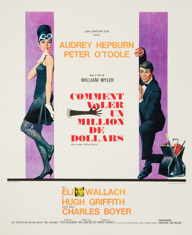 Robert McGinnis, How To Steal A Million, 1966