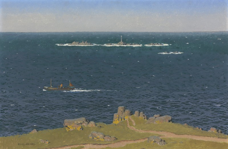 Charles Pears , PSMA, ROI, Longships Lighthouse, Land's End