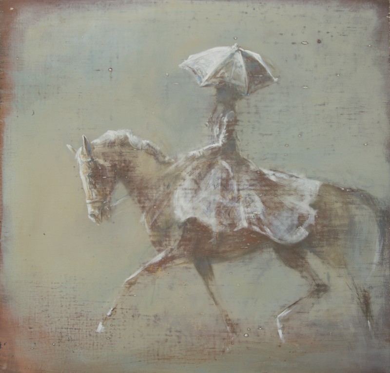 Michelle McCullagh , Lady with a white parasol