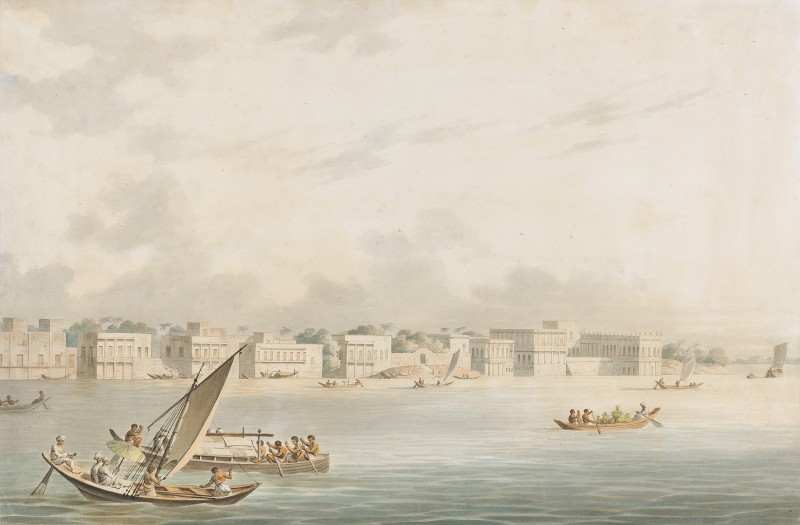 South view of Chinsura, near Calcutta. c.1809