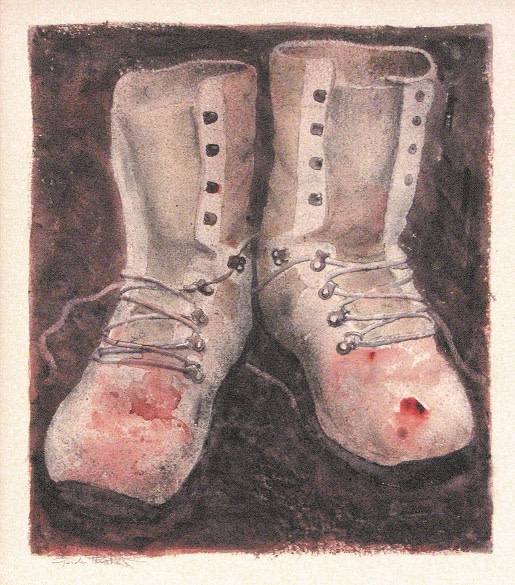 The surgeon's boots