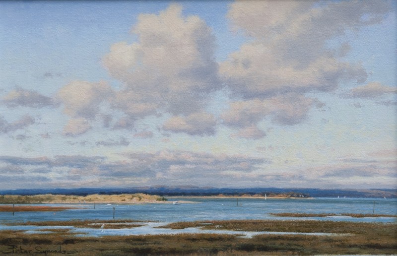 Peter Symonds , Winter afternoon, East Head from West Wittering