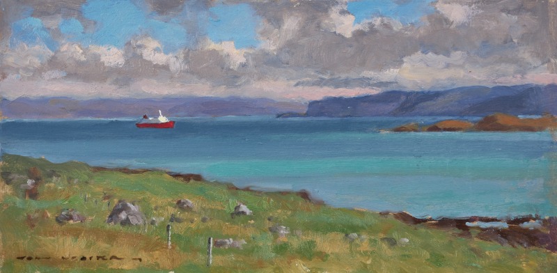 Sound of Iona, the little red ship