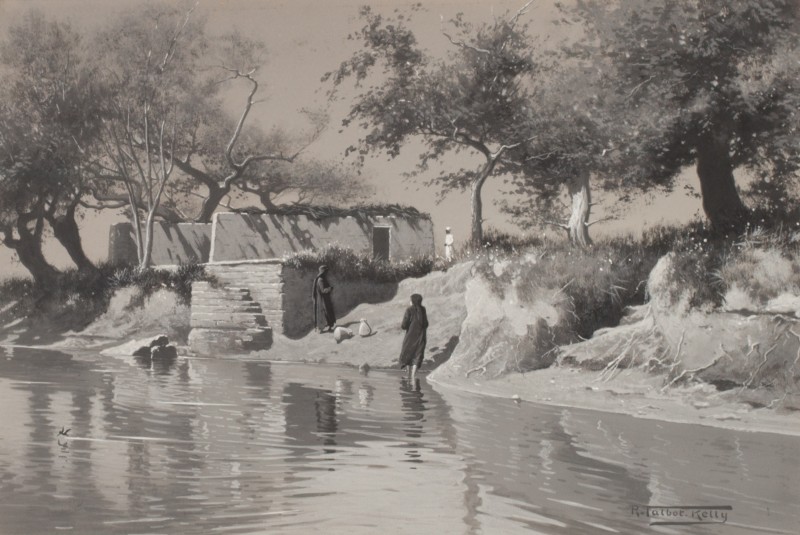 Robert George Talbot Kelly , A canal in the Nile Delta, Egypt