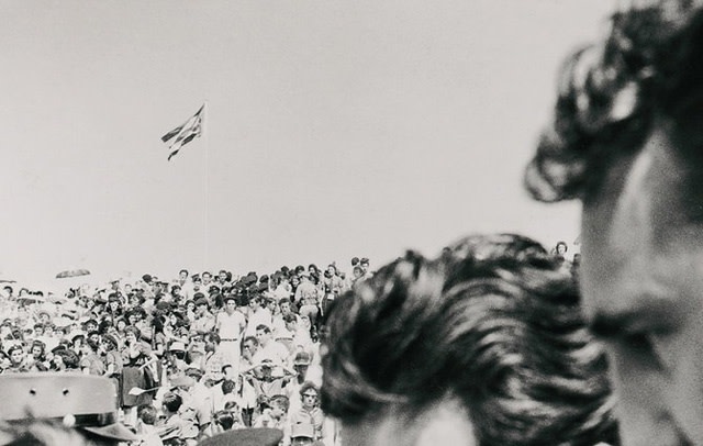 凯尼庆典上的菲德尔·卡斯特罗，古巴，1959年