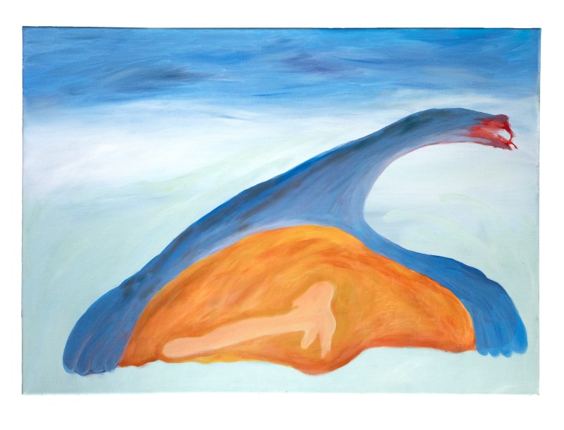 Blood Sea 50X70Cm Oiloncanvas