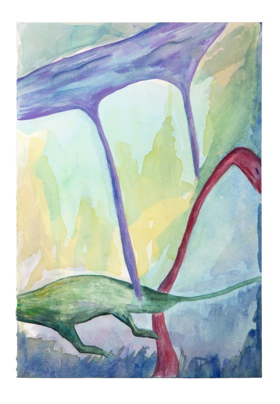 Liquid Earth 19X28Cm Gouacheonpaper