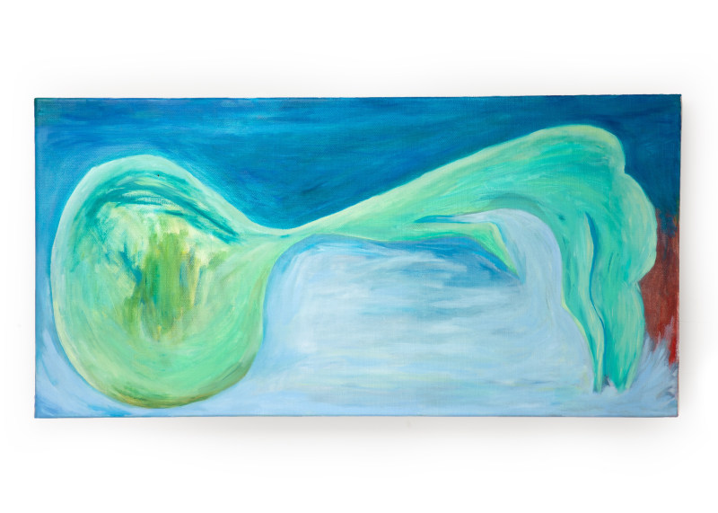 Zero Year 40X80Cm Oiloncanvas