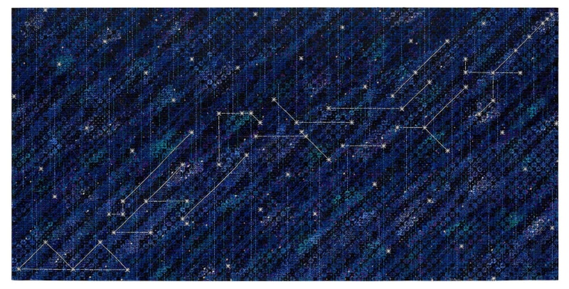 Ding Yi, "Appearance of Crosses 2024–1," 2024