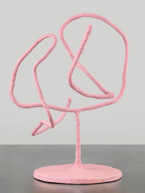 David Renggli, Spell My Name (for Charly Brow), 2023, Aluminium and acrylic, 260 x 250 x 120 cm