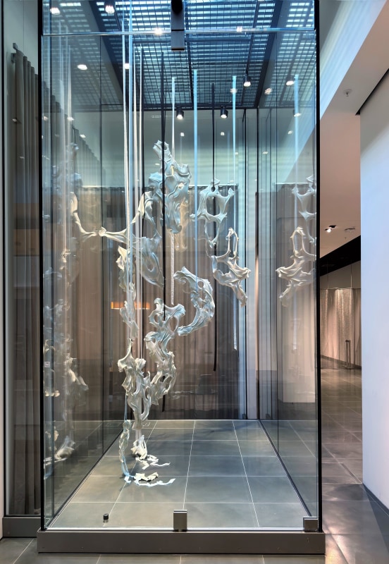 Maria Braune “Chrysomallos”, Migma, cotton blend, 4x2x3m, 2024 Photo: © Maria Braune