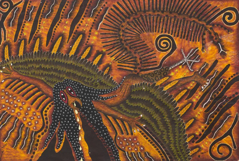 Santiago Yahuarcani: Flight of the White Heron Clan New York