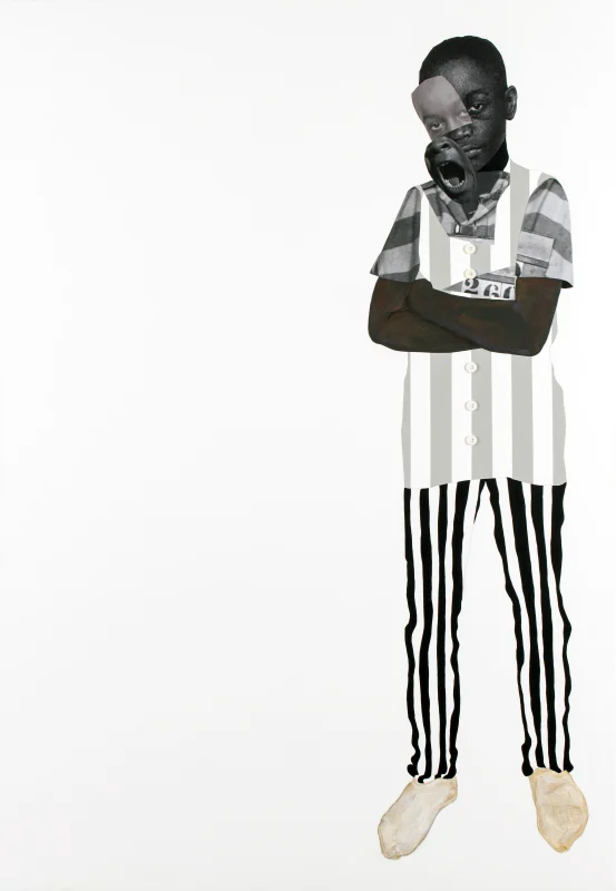 Deborah Roberts on view at the Studio Museum in Harlem
