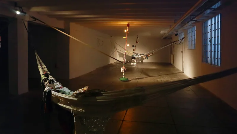 Luiz Zerbini, 'Spacemen/Cavemen'