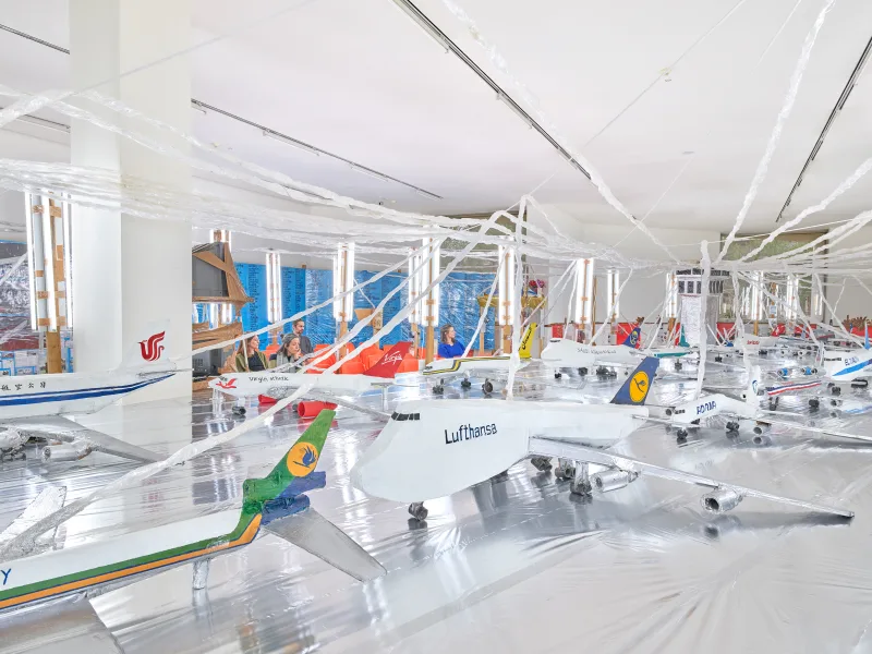 Thomas Hirschhorn presents 'World Airport' for 'Portrait of a Young Planet'