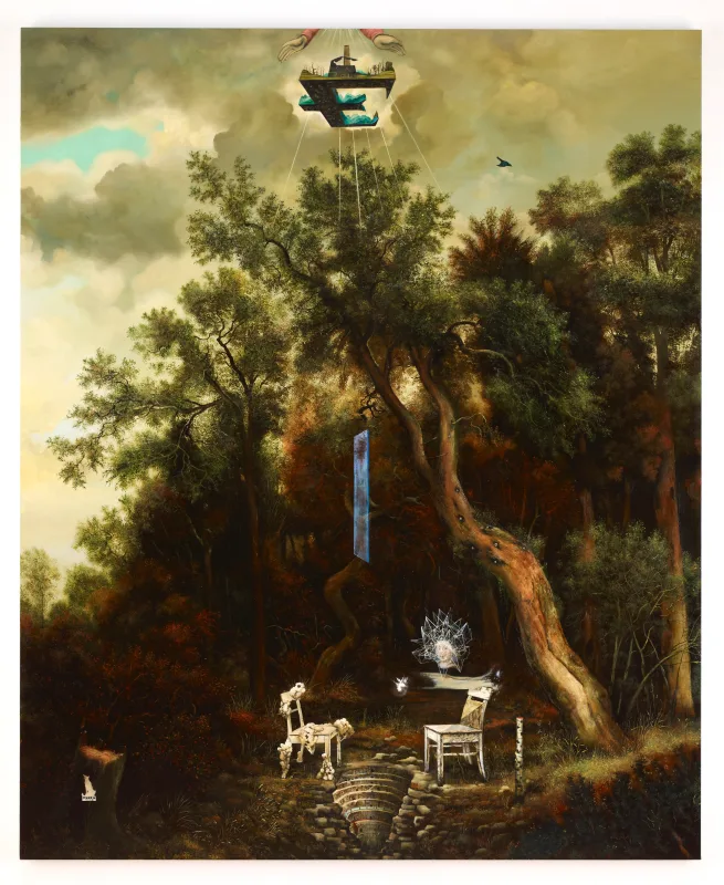 Ged Quinn in 'Land, City & Sea: British Masters from the David Ross Collection'