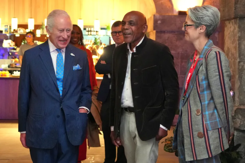The King visits SXSW London and Old Spitalfields Market in Shoreditch