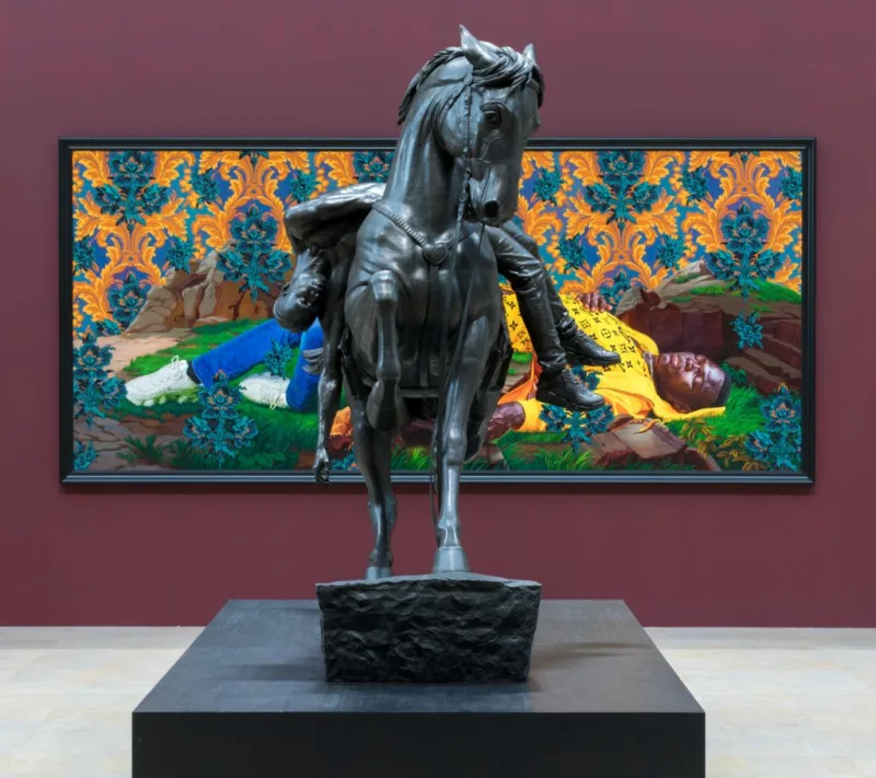 The Musée d’Orsay Presents Kehinde Wiley’s Fallen Figures Alongside the Historic Sculptures That Inspired Them