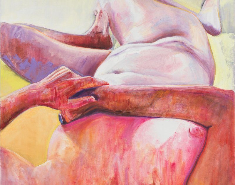 <font color="#777777">Joan Semmel, <i>Revisiting</i>, 2018 (detail)</font>