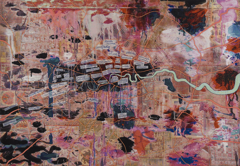 Grayson Perry Large Expensive Abstract Painting 2019 Victoria Miro