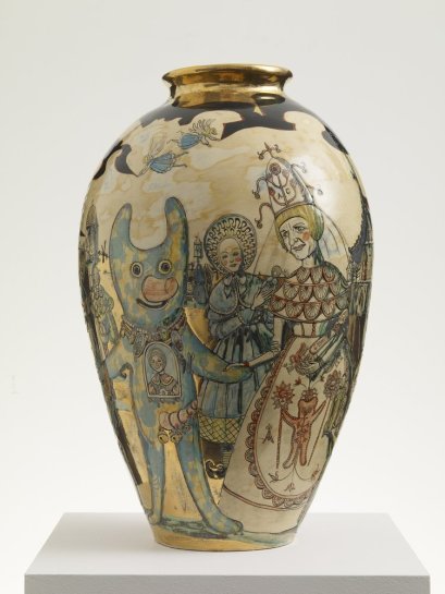 <div>World Leaders Attend the Marriage of Alan Measles and Claire Perry, 2009<br /><em>Glazed ceramic, 52 x 32 cm 20.5 x 12.6 in</em></div>