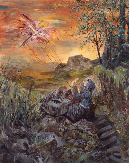 <p>Origin of the stigmata (Saint Francis of Assisi), 2007<br /><em>Mixed media on linen over panel, 127 x 101.6 cm 50 x 40 in</em></p>