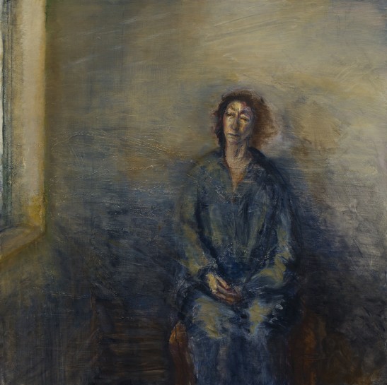 <p>Kate by the Window, 2013<br /><em>Oil on canvas</em><br /><em>142.6 x 142.6 x 3.5 cm, 56 1/8 x 56 1/8 x 1 3/8 in</em></p>