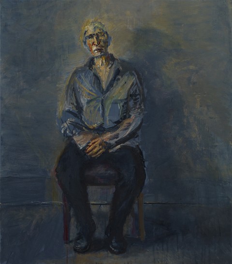 <p>Steve Seated, 2014</p><p><em>oil on canvas <span style="line-height: 1.5em;">63.5 x 56 x 2 cm, 25 x 22 1/8 x 3/4 in</span></em></p>