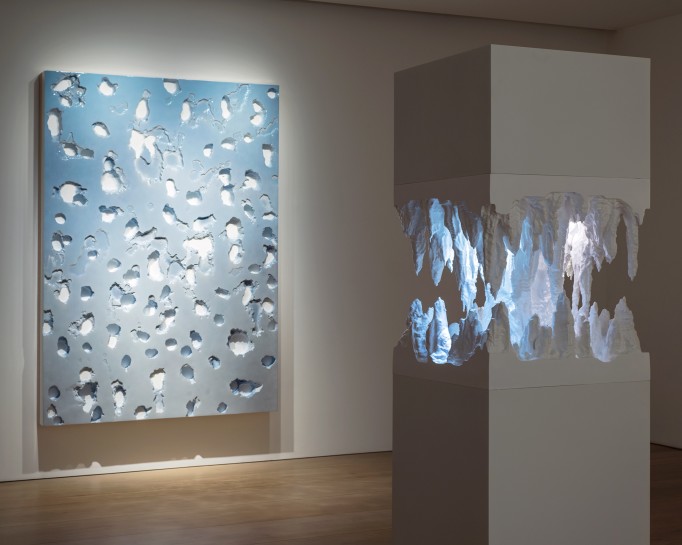 <p>Installation View, Doug Aitken<em>, </em>12 June - 31 July 2015.<br />Victoria Miro Mayfair, 14 St George Street, London W1S 1FE.</p>