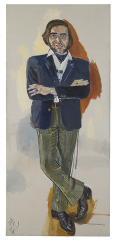 <p>John Evans, 1968<br /><em>Oil on canvas, 203.5 x 91.8 cm 80 1/8 x 36 1/8 in</em></p>