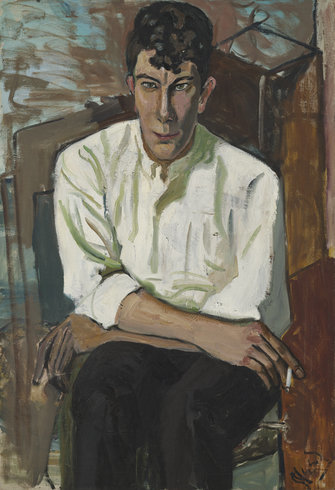<p>Purvis, 1958<br /><em>Oil on canvas 96.5 x 66.4 cm 38 x 26 1/8 in</em></p>