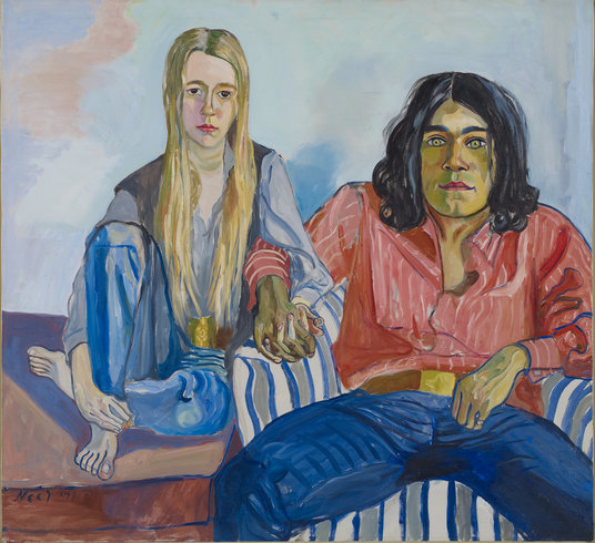 <p>Alice Neel, Ian and Mary, 1971<br /><em>Oil on canvas, <span style="line-height: 1.5em;">116.8 x 127 cm </span><span style="line-height: 1.5em;">46 x 50 in</span></em></p>