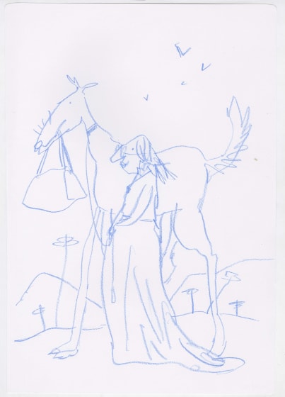 <p><i>Ladies and their Dogs #1</i><i>, </i>2020</p><p>SOLD</p>