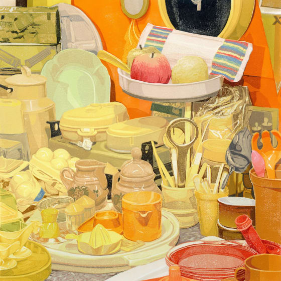 <p>Daniel Howden</p><p><em>The Kitchen Sink</em></p><p>lino</p>