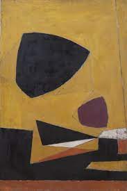 Curved Forms (Yellow and Black), 1954
