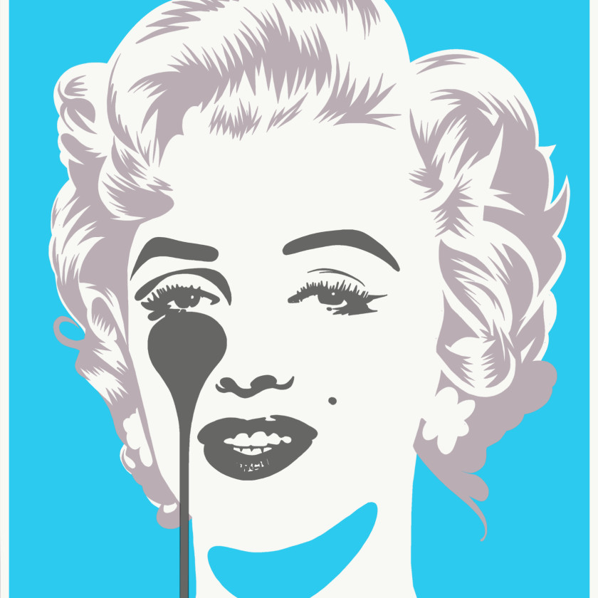 Marilyn Classic - Blue & Silver, 2021