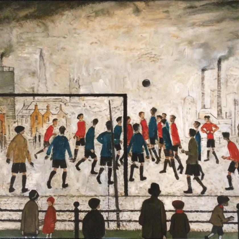 L S Lowry - The Football Match