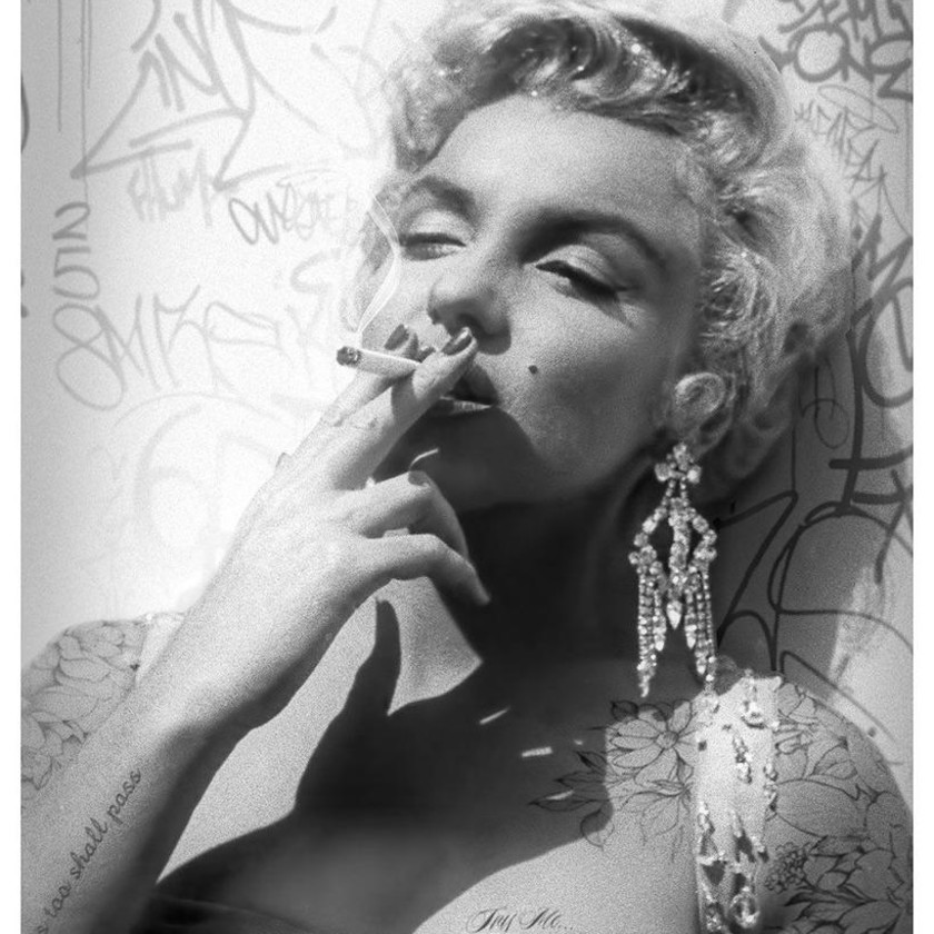 Smoking Gun - Marilyn B&W, 2021