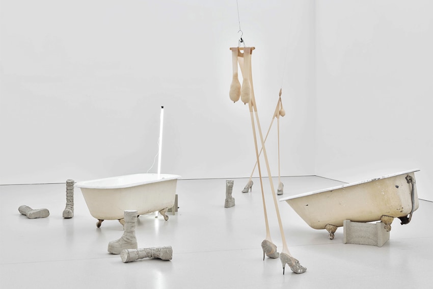 Sarah Lucas, Tau Lewis and Wilhelm Sasnal in