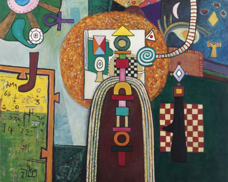 Alan Davie, The Studio No. 37, 1975