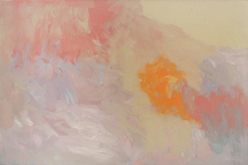 Felrath Hines, Landscape with Orange, 1963