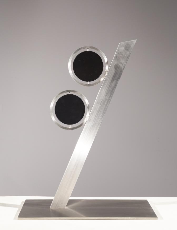 Roger Phillips, Two Black Discs, 2017