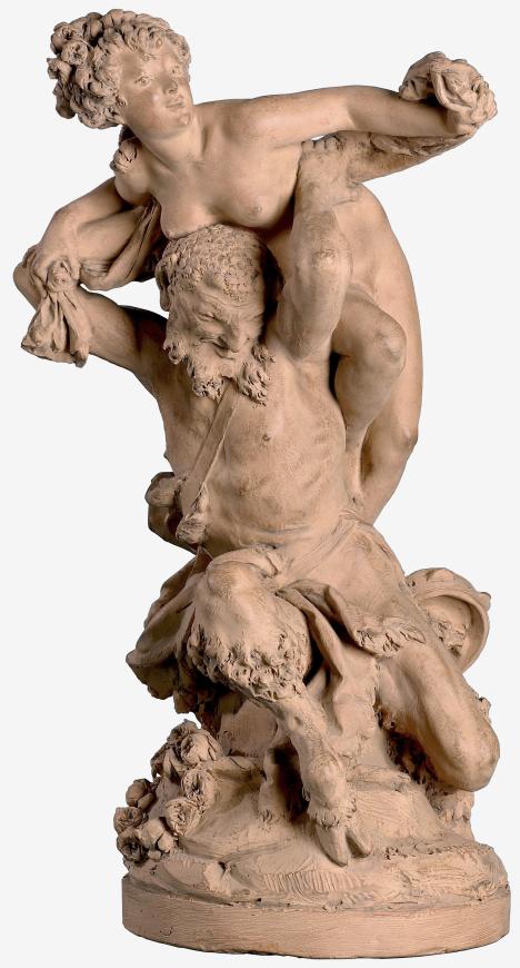 A Nymph and Satyr