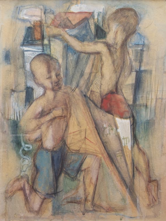 Boys with Sailboat