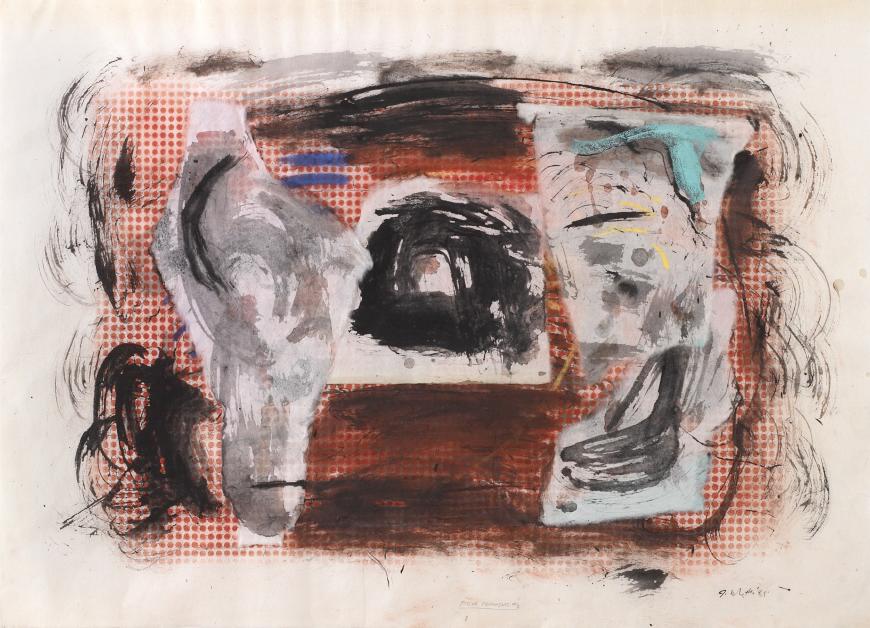 Jack Whitten, Psychic Fragments #3, 1988