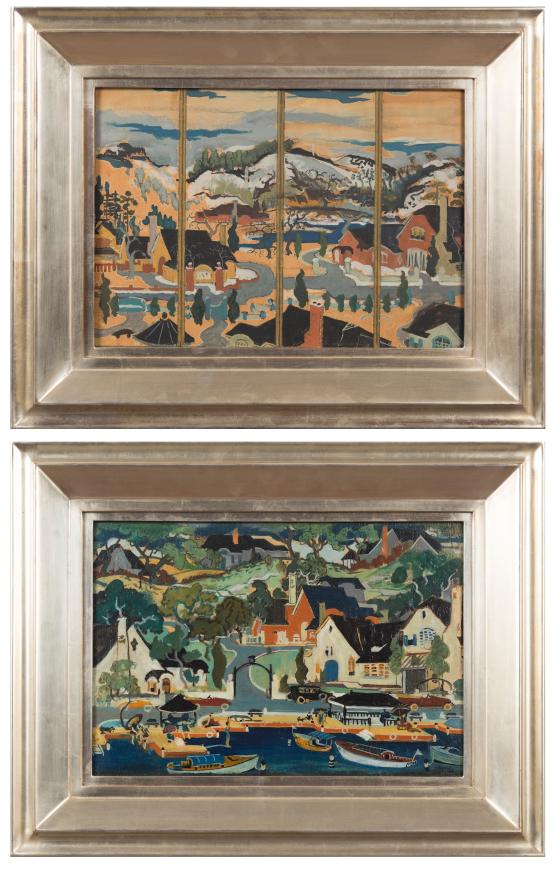 A Pair of Studies for Screens: Summer and Winter