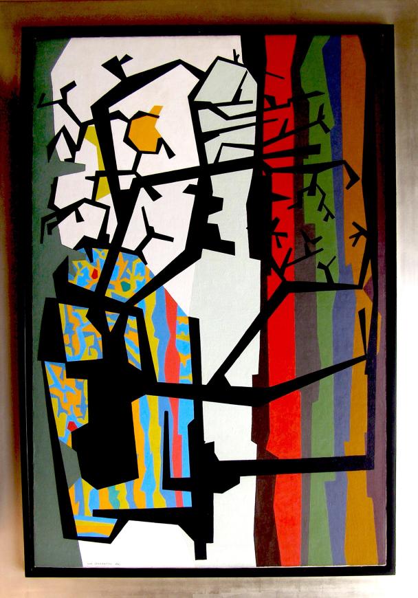 Black Forms in Color Space #13