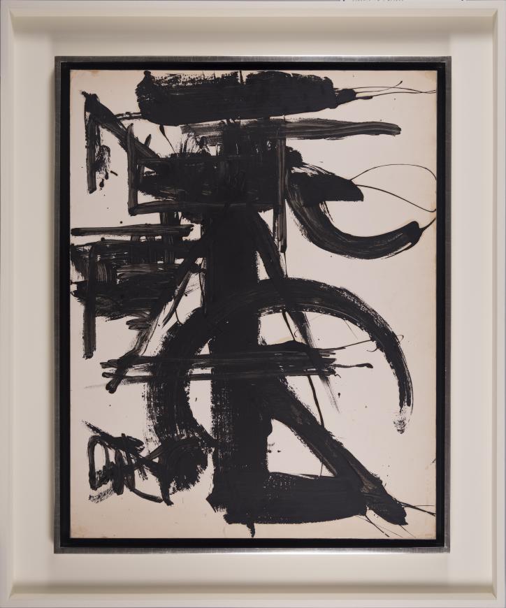 Black and White with Abstract